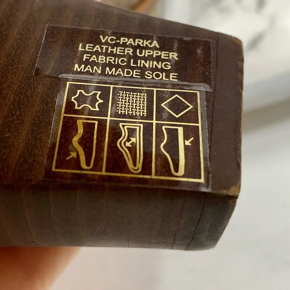 Vince Camuto Parka Suede Booties 9 Neutral Classic Casual  Bohemian Slouchy Boho - Picture 11 of 16